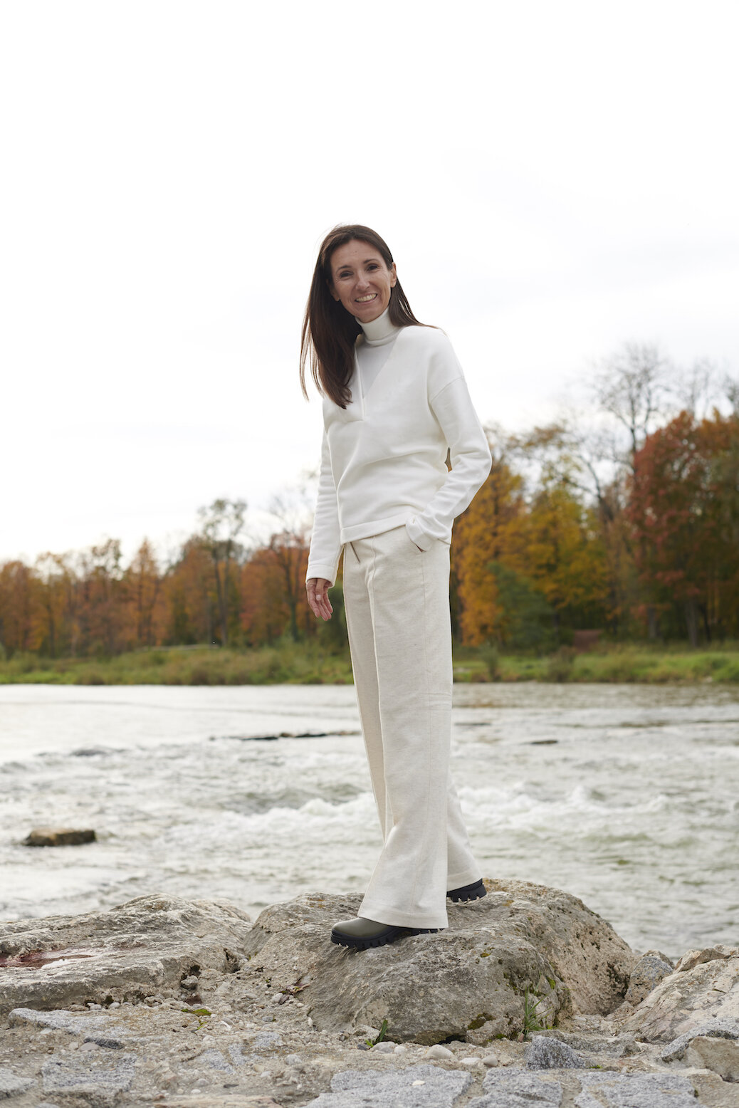 Ein All-White-Look und ein Alleskönner 