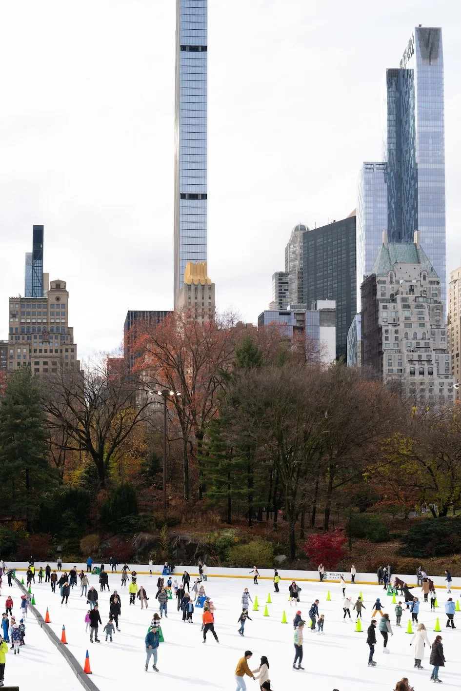 Weihnachtsstimmung  in New York  Wollman Rink im Central Park