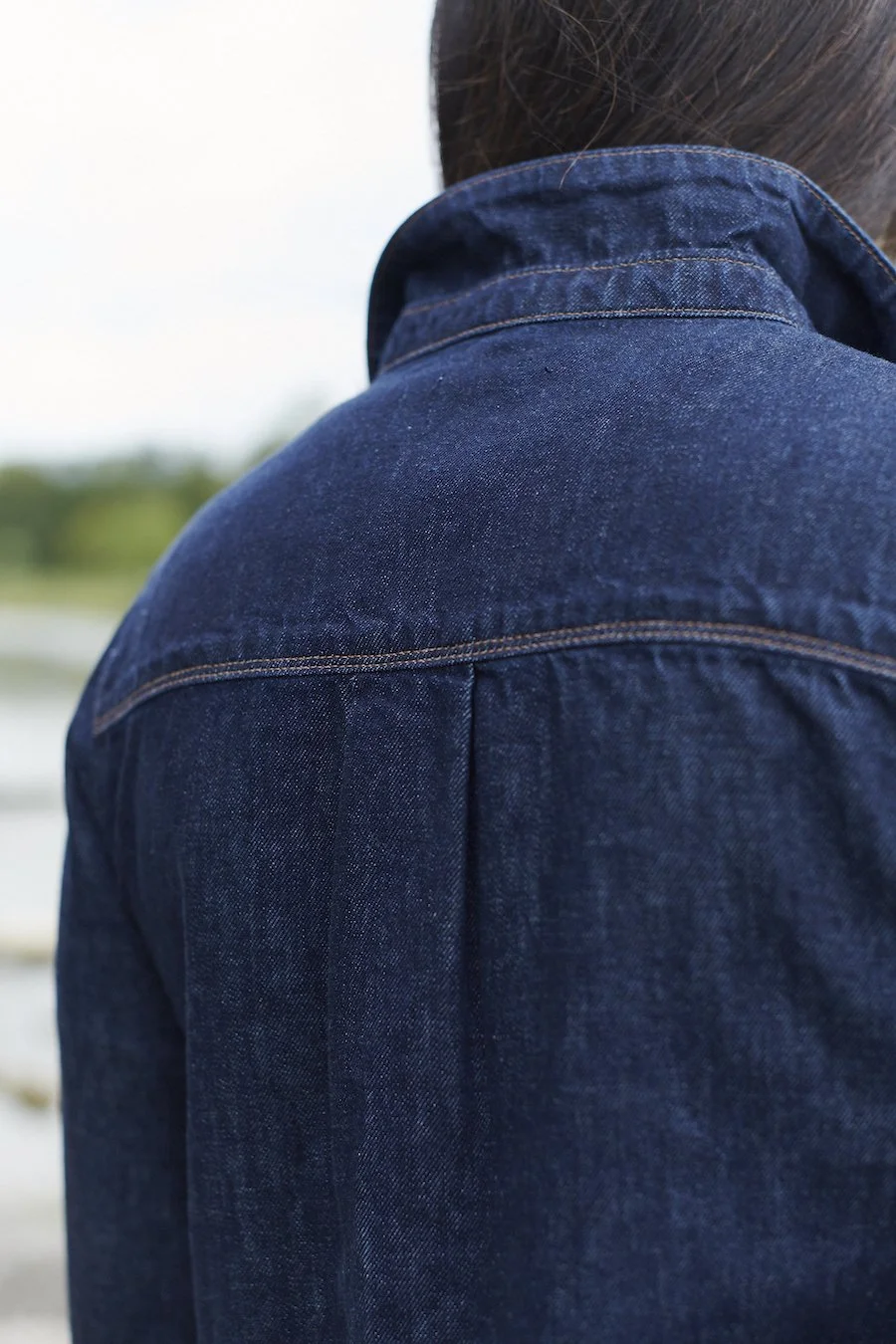 Nachhaltige Jeans Bluse von DAWN Denim