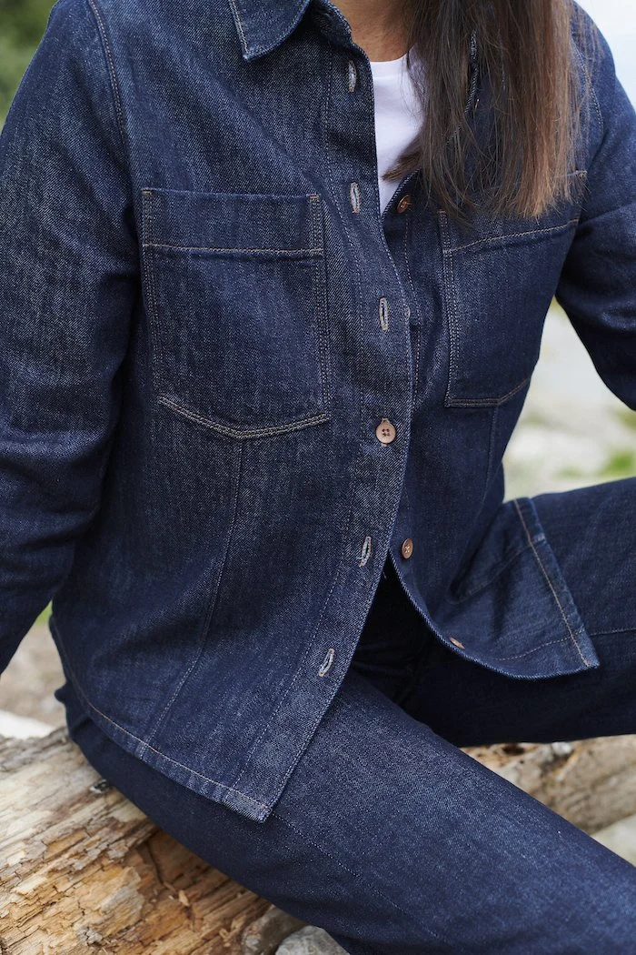 Jeansbluse / Hemd von DAWN