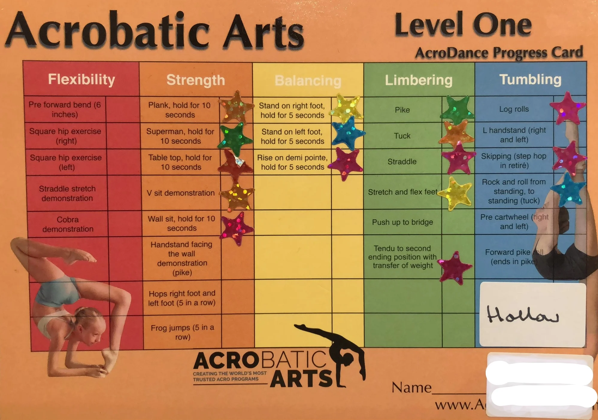 Progress Cards — ANGELA ROUTLEDGE PILATES