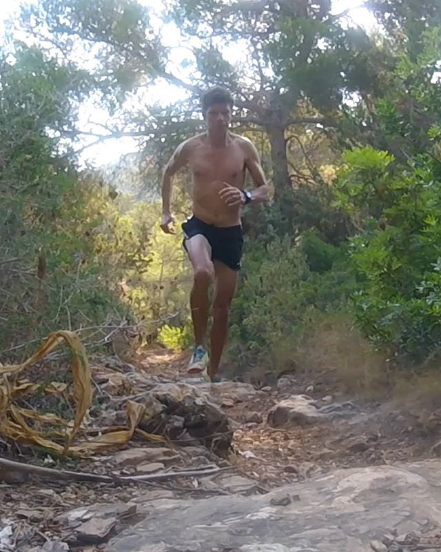 Running the shady forest trails in the early morning to avoid the 35degC+ daytime temperatures - still took me about an hour to stop sweating afterwards!!! #trailrunning #runwild #runfree #runibiza #ibiza #inov8 #ukrunchat #hardlopen #laufen #correr 