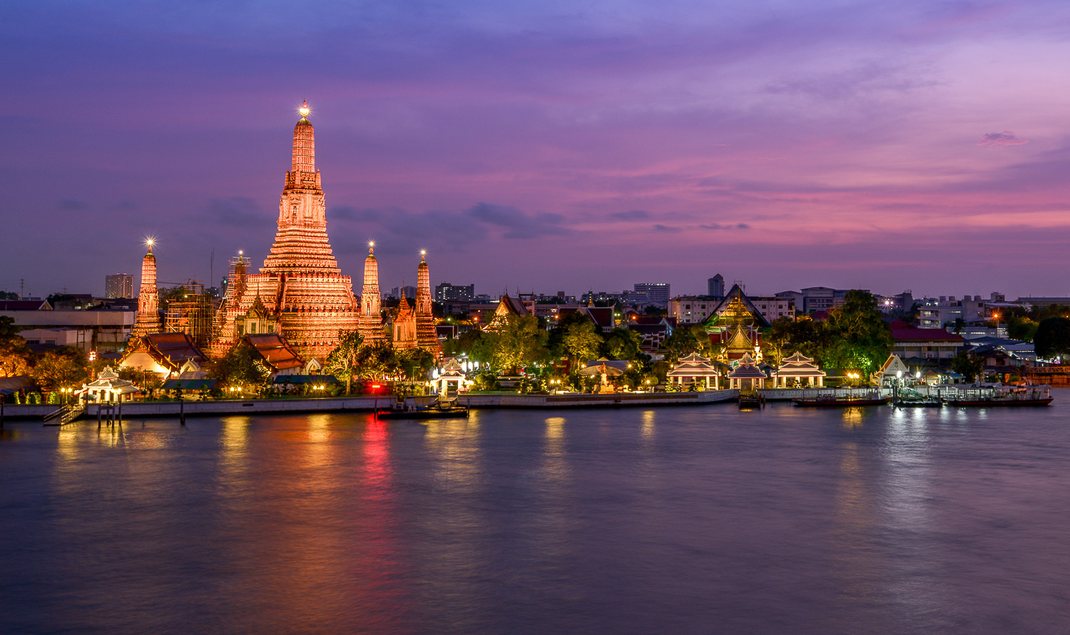 Temple de l'Aube à Bangkok