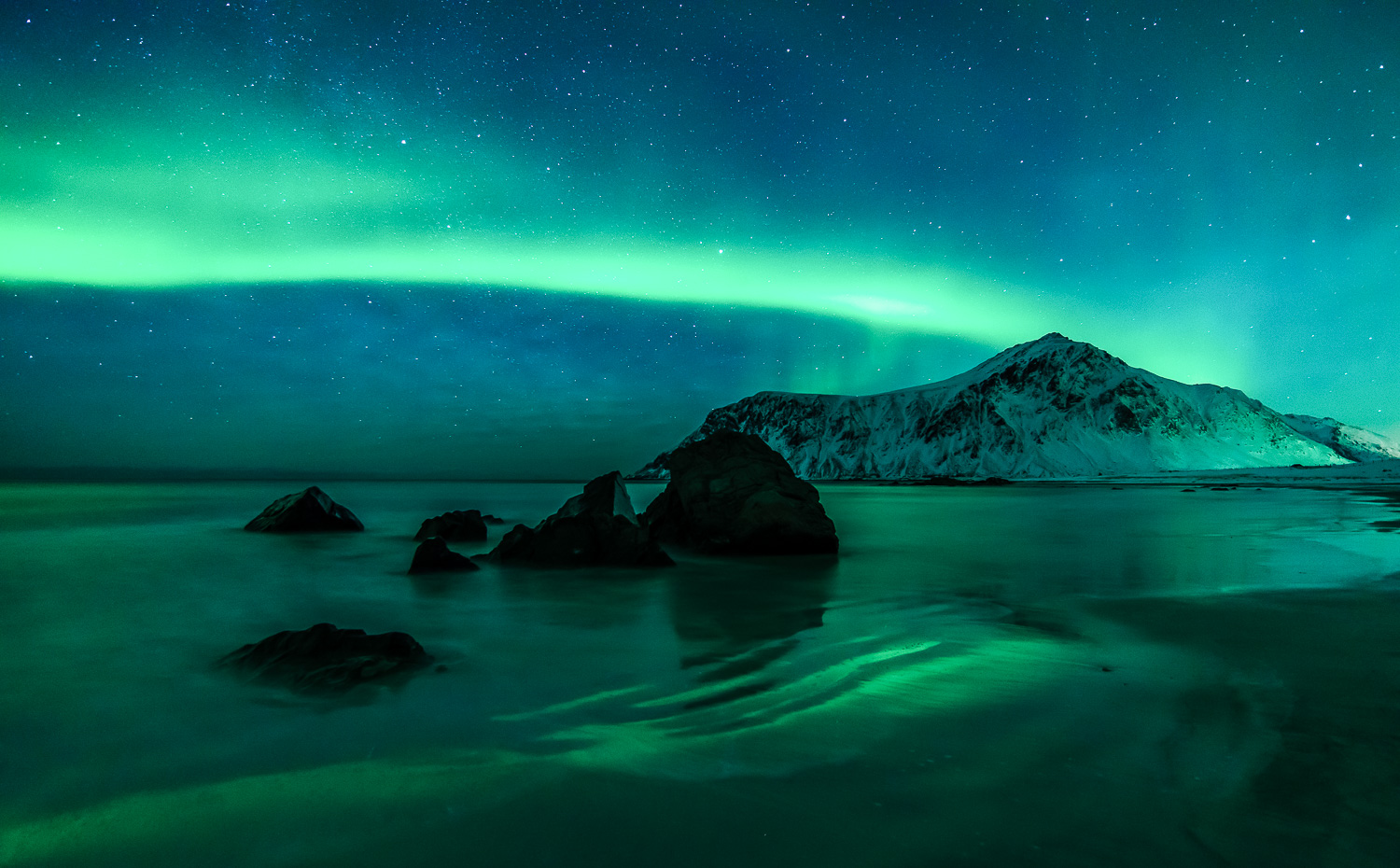 Aurore Boréale sur les Iles Lofoten