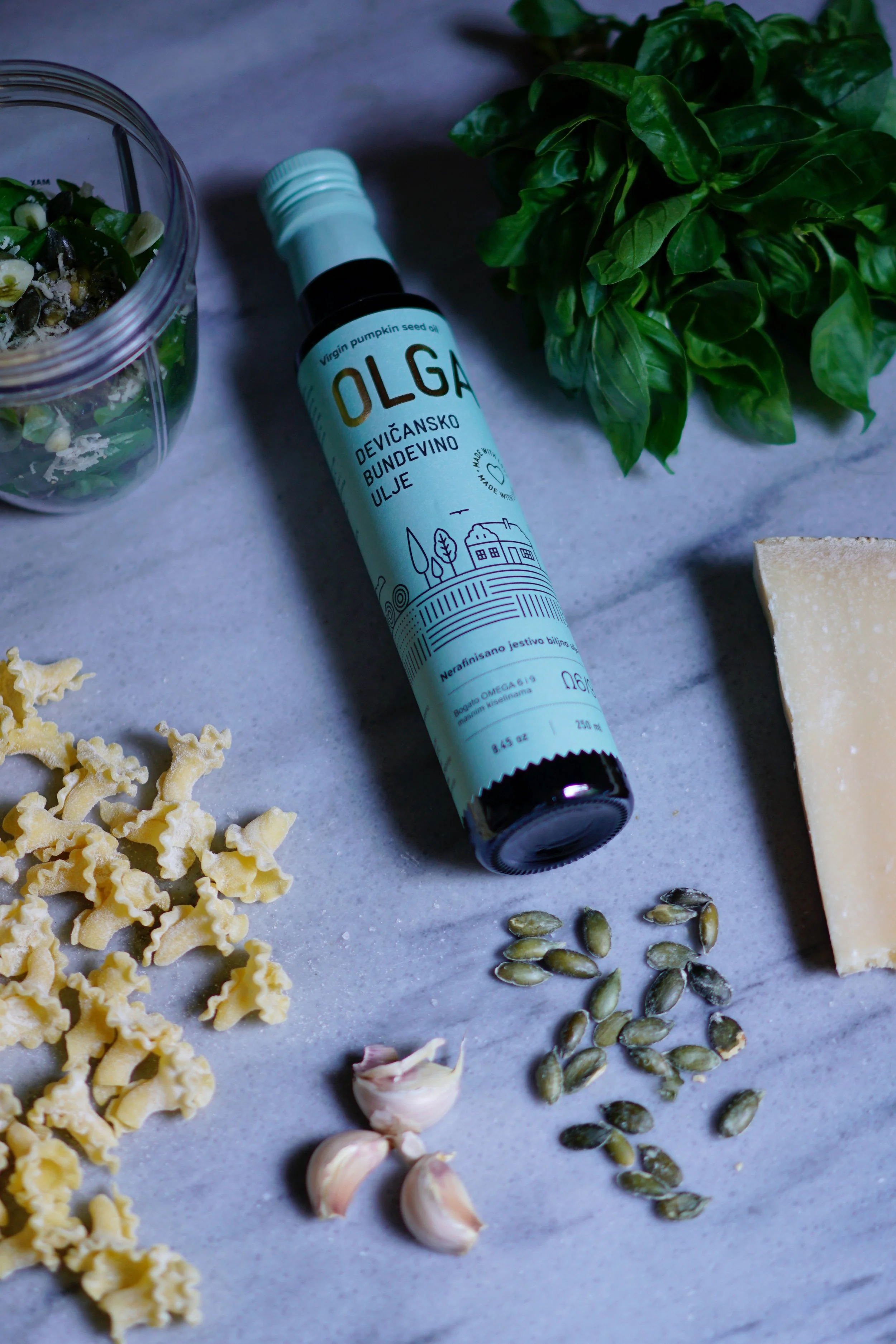 Post jedan, ali vredan iliti Pesto sa Olga bundevinim uljem