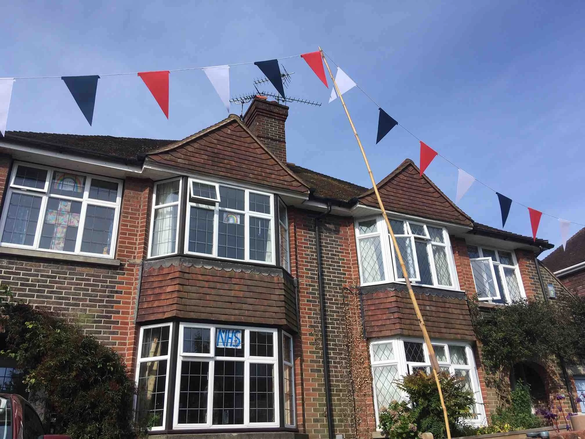 VE Day lockdown bunting