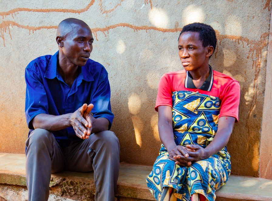 Evariste, the peace champion (left) with Jacqueline ©️ Paul Mbonankira:Tearfund..jpg