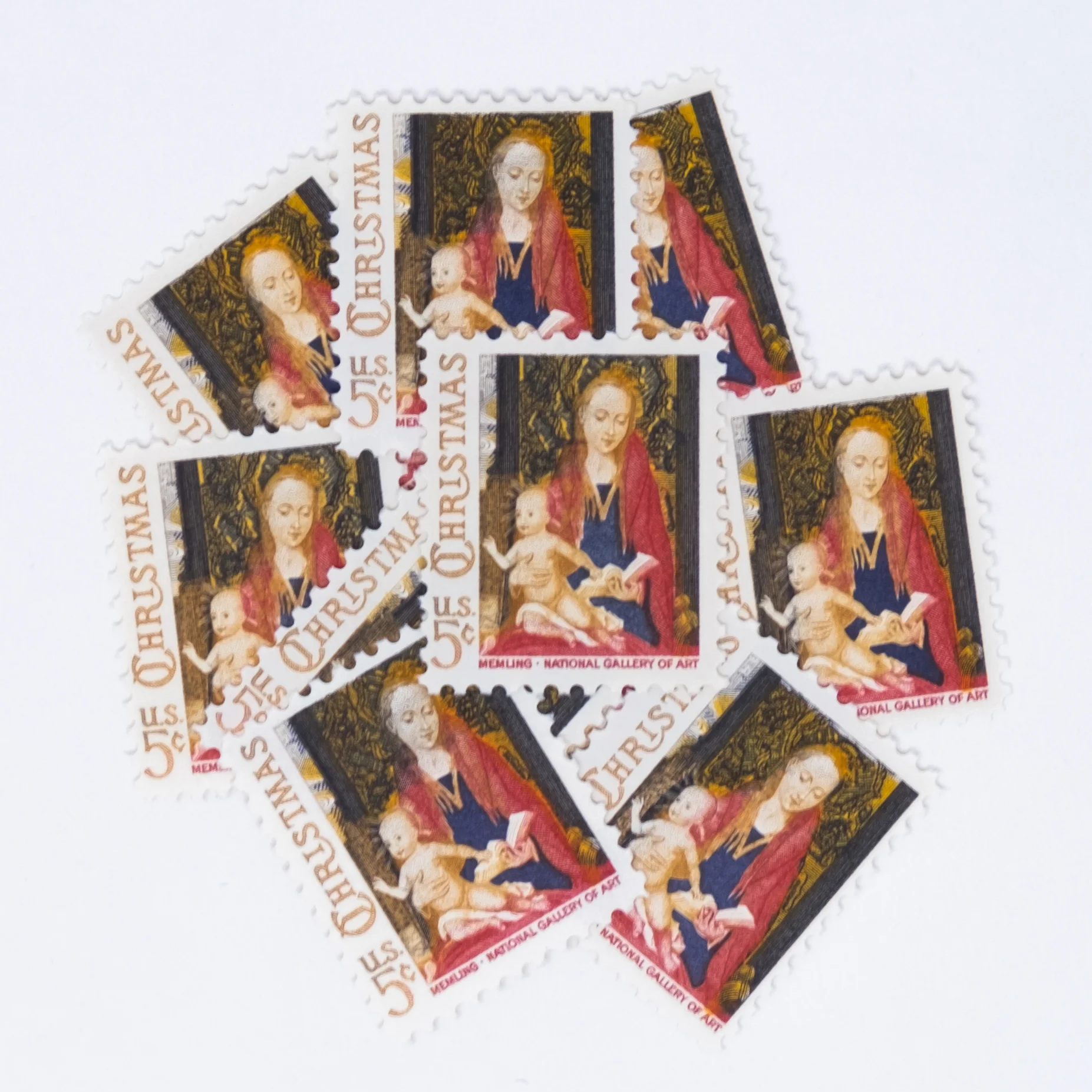 10 x 5-cent Madonna &amp; Child Stamps (Small)