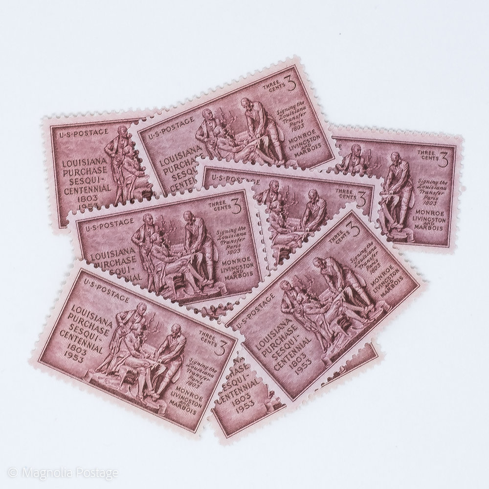 10 x 3-cent Louisiana Purchase stamps — Magnolia Postage
