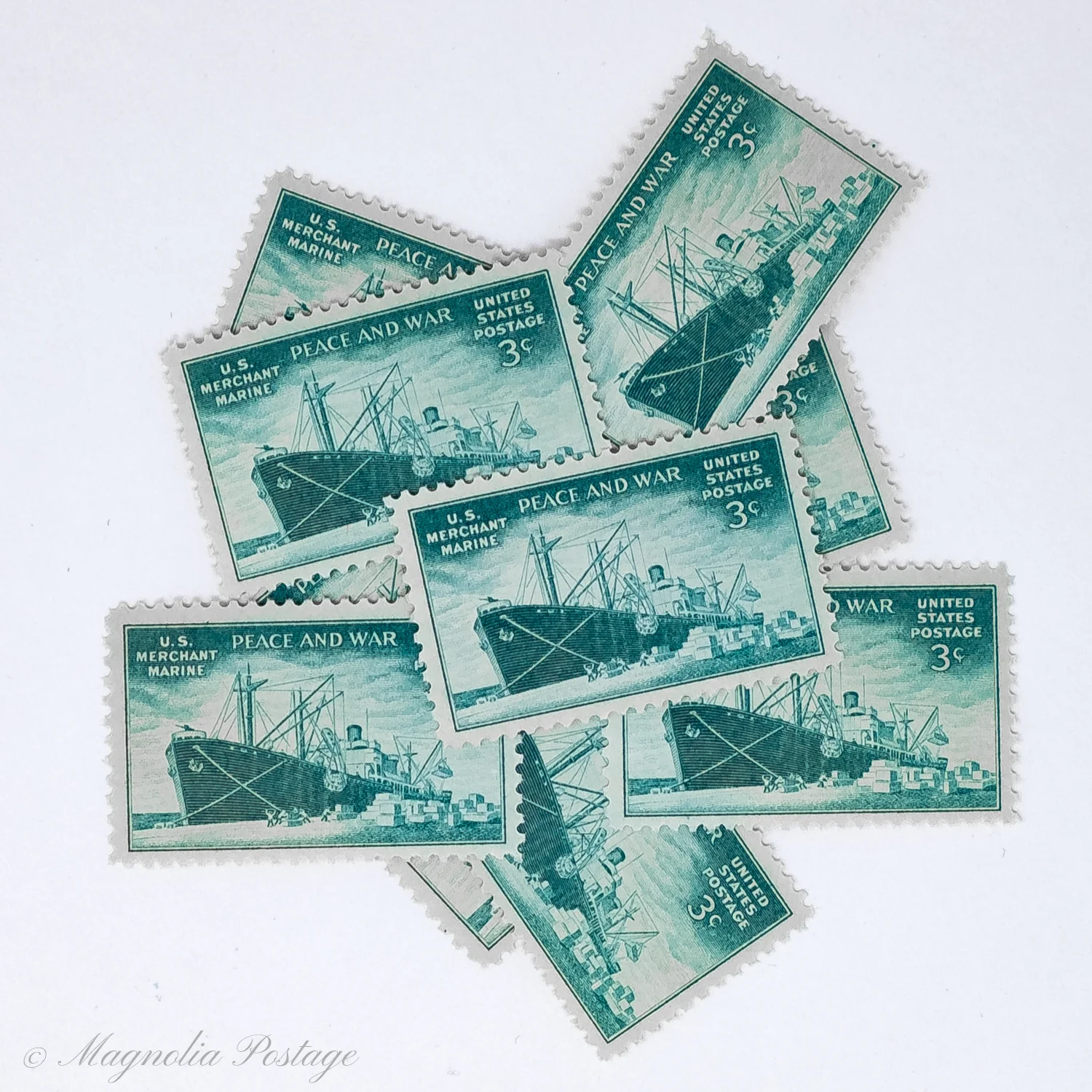 10 x 3-cent Merchant Marine stamps