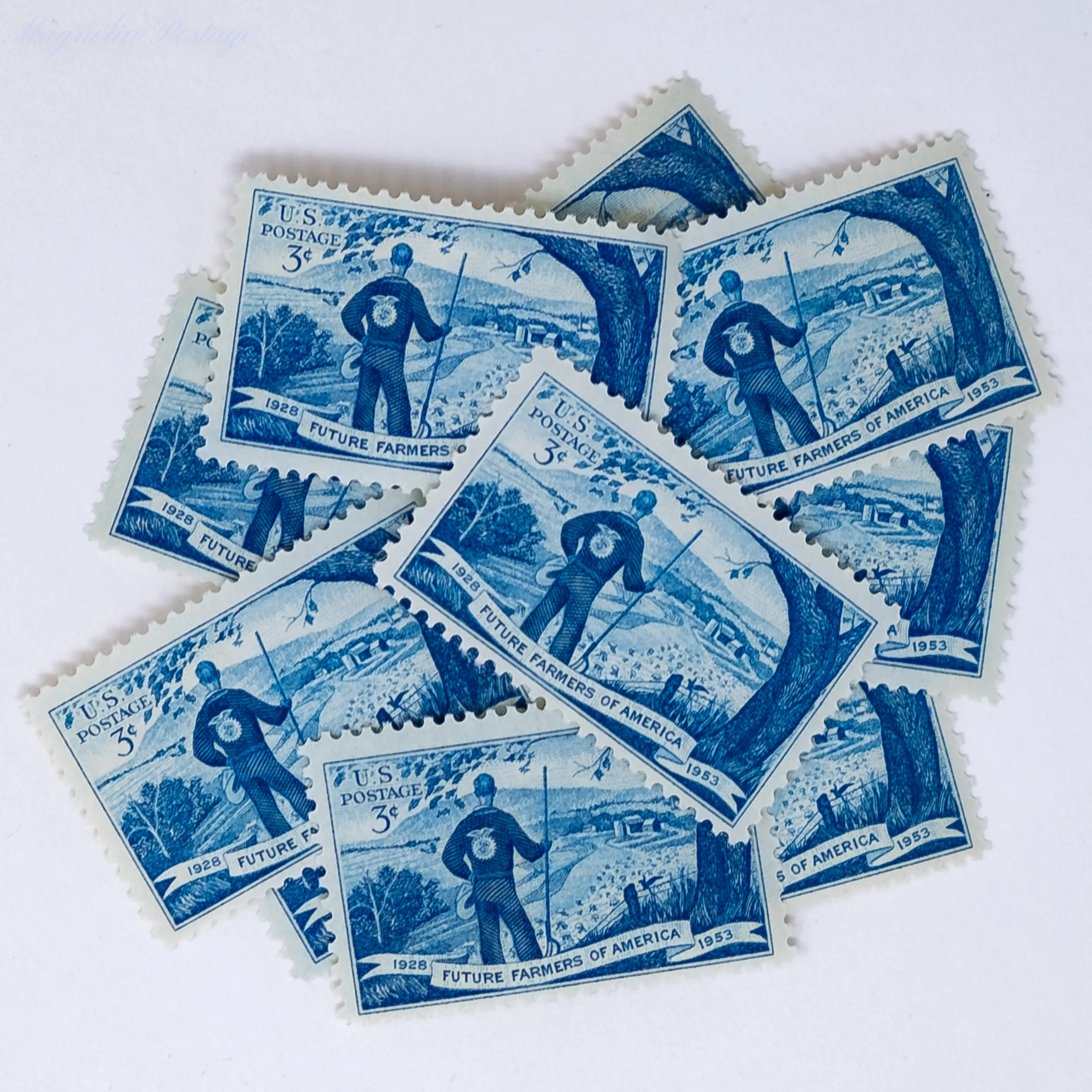 10 x 3-cent Future Farmers of America stamps