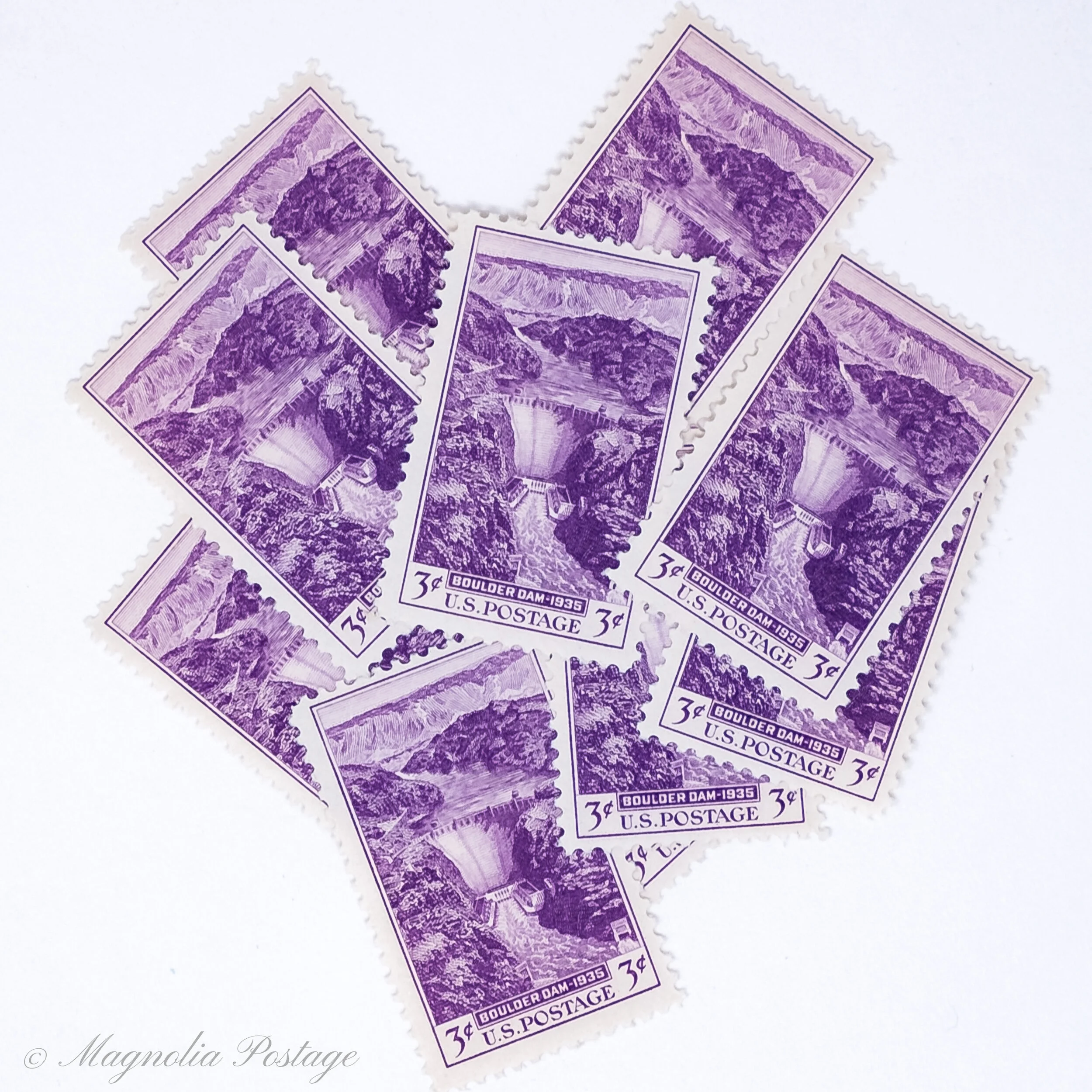10 x 3-cent Boulder Dam stamps