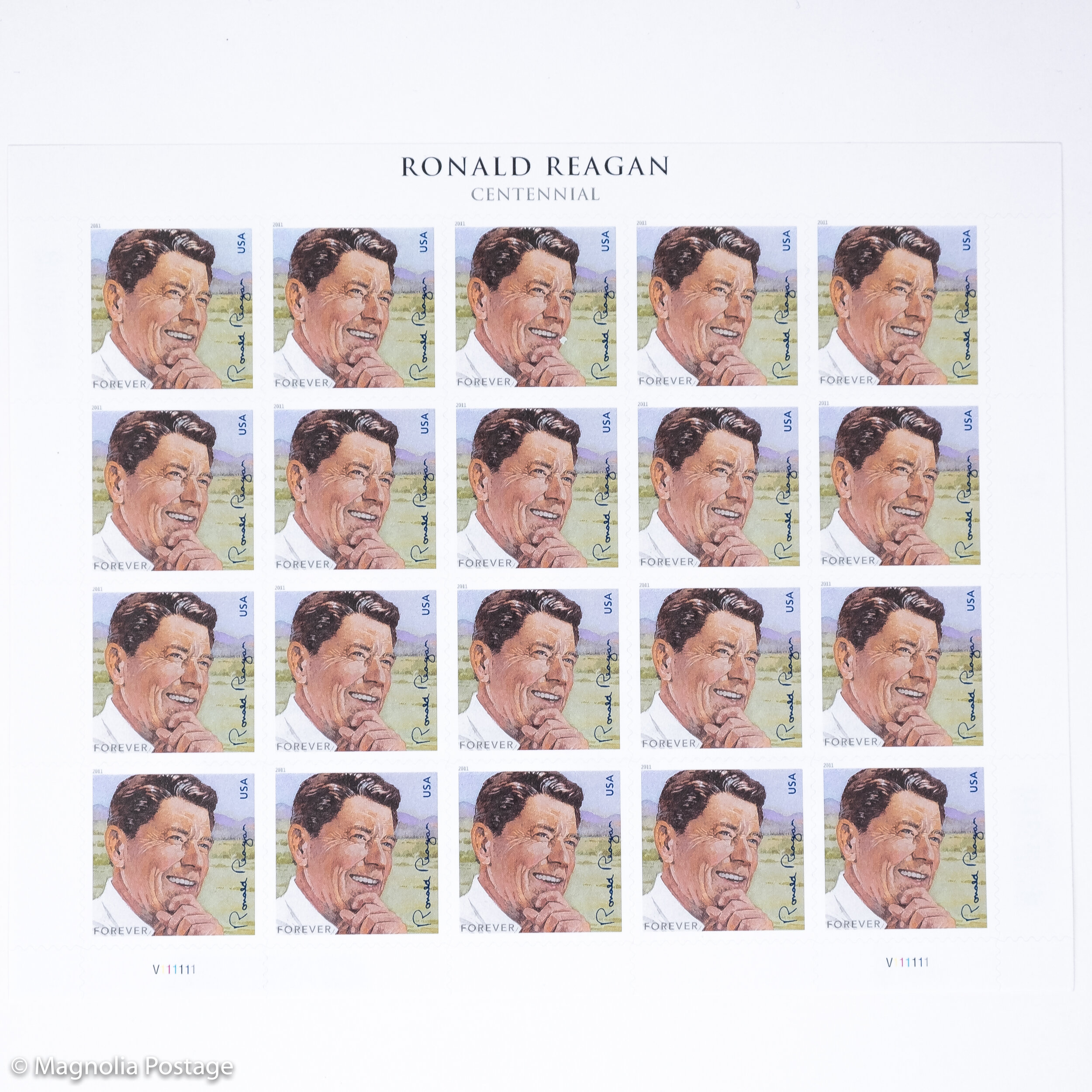 20 x 1-ounce Ronald Reagan Forever Stamps