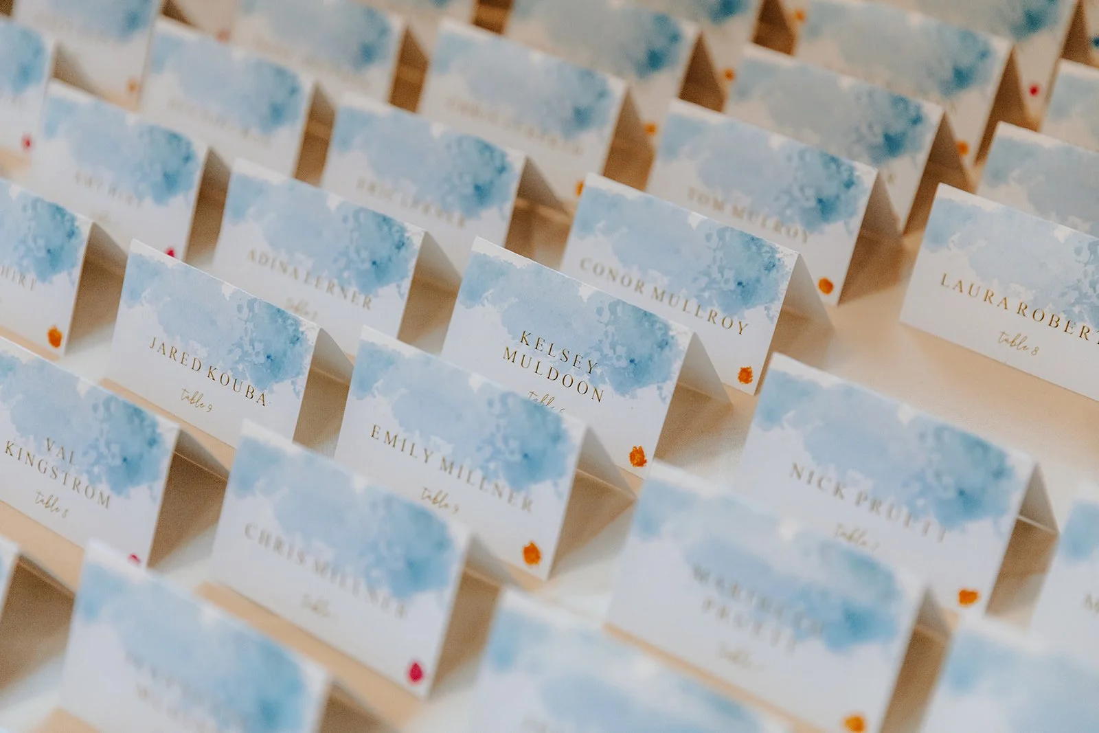Escort cards