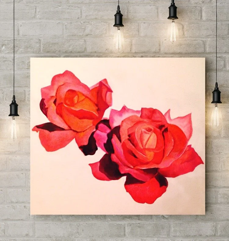 "She Painted the Roses Red" 