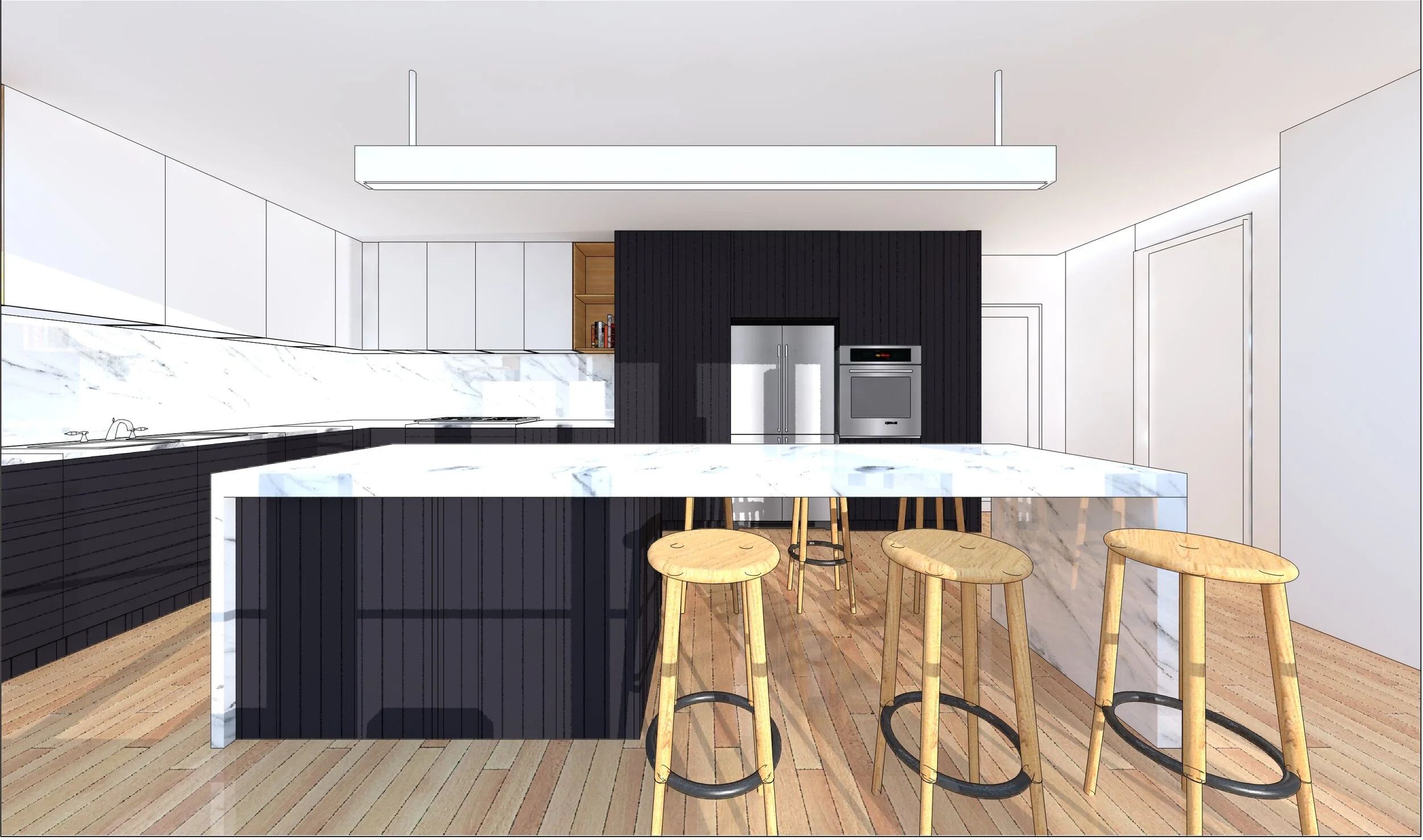 Kenneth St House Kitchen design image