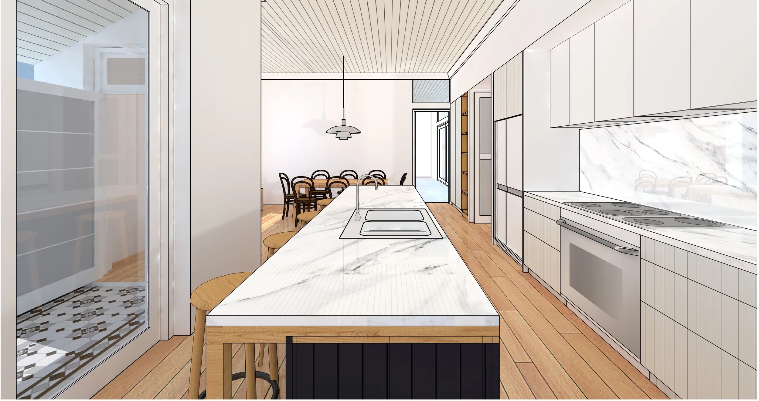 Crown St H2 Kitchen soon to be completed