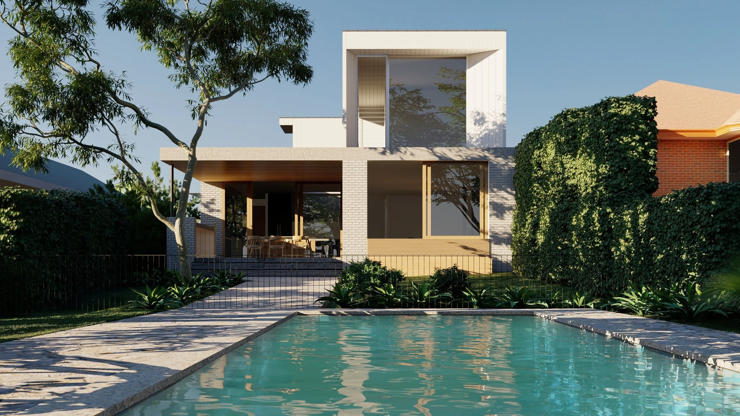 Gladesville Verandah House currently in construction