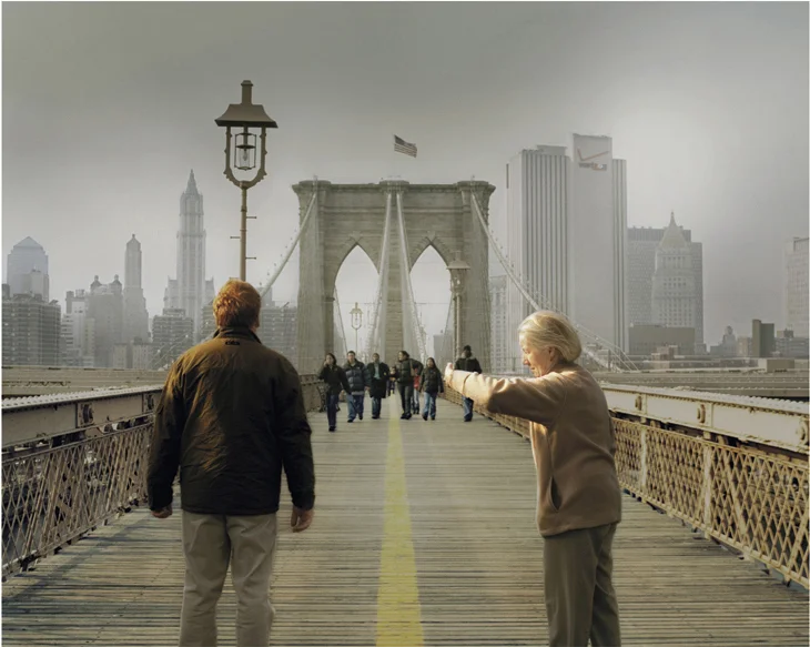 Brooklyn Bridge, New York, 2003 ( Here and There)