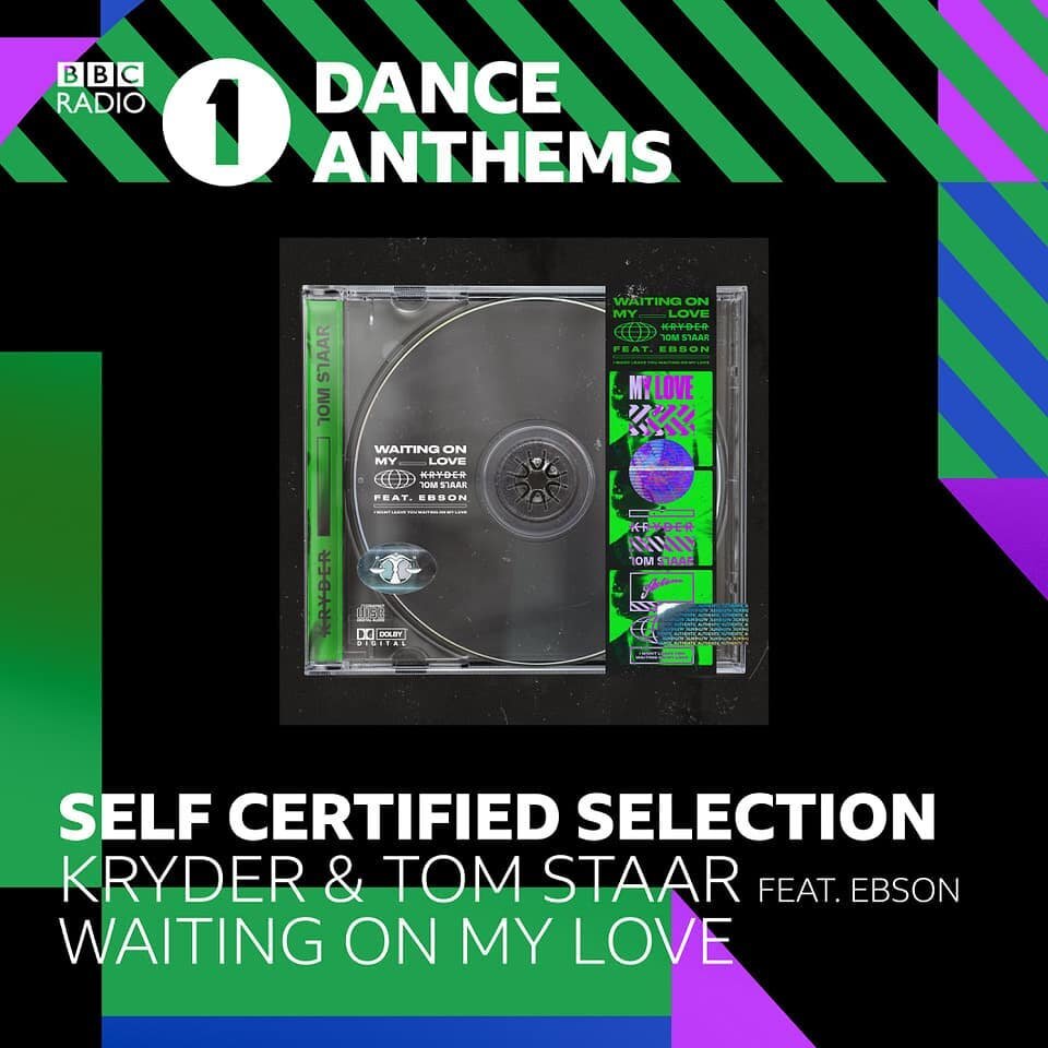 💥💥 @bbcradio1 from 6pm.. LOCK YOURSELVES IN 💥💥 Fully gassed to have our track 'Waiting on My Love' selected by the don @mistajam..
Shout out to the team @krydermusic @tom_staar @axtone.. Link in bio to listen live 🤘🏻