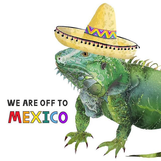 I am off to see the real life iguanas...& more importantly to fulfil my bridesmaid duties for my cousins wedding in Mexico! 🇲🇽👰🏽 So I will be away from the 9th-19th May. My lovely fiancé will be at home & will be able to post out any Etsy orders (so things may be a bit slower than usual). Any new custom orders will have to wait until my return! I’ll be able to respond to any questions on my phone in between iguana spotting & margaritas 🦎🍸