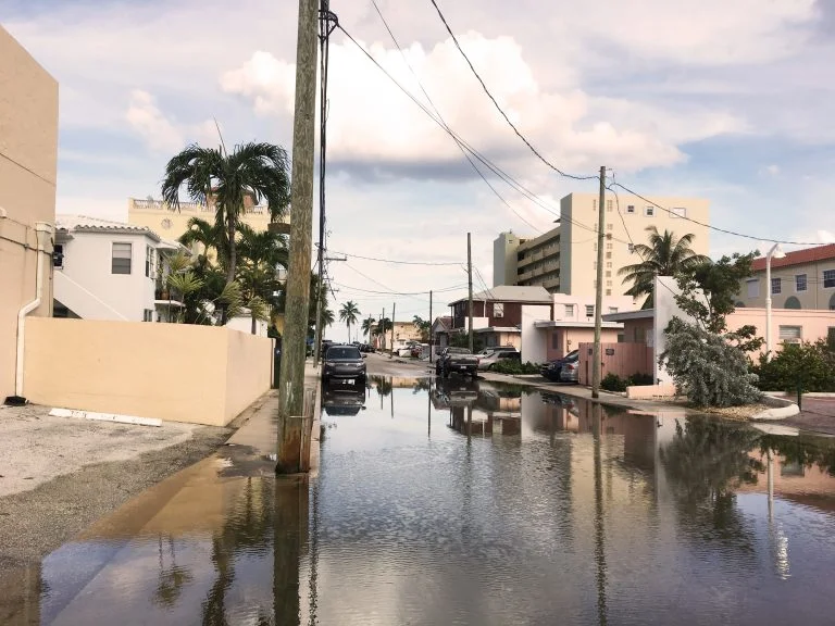 Hollywood and Dania Beach flooding post Hurricane Matthew (October 2016). Photo by Fadi Masoud.