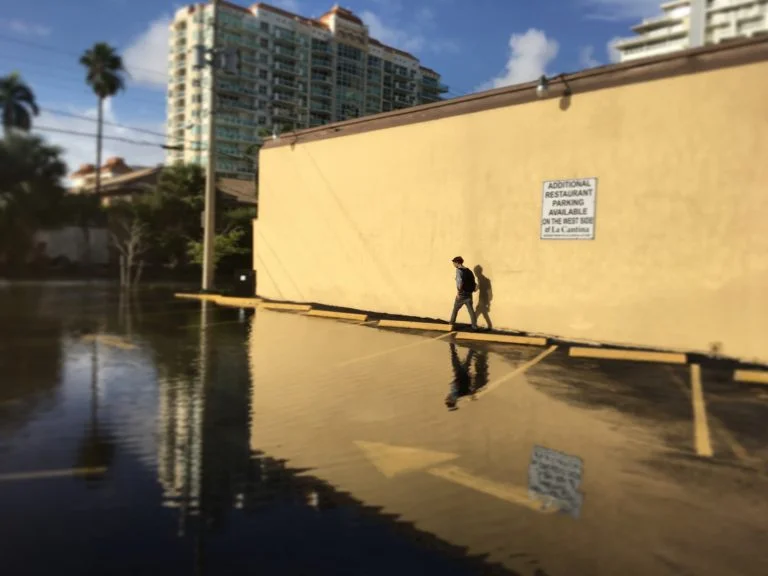 King Tide Flooding in Fort Lauderdale (October 2016). Photo by Fadi Masoud.