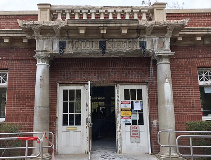 Falmouth Station Entrance, 2016