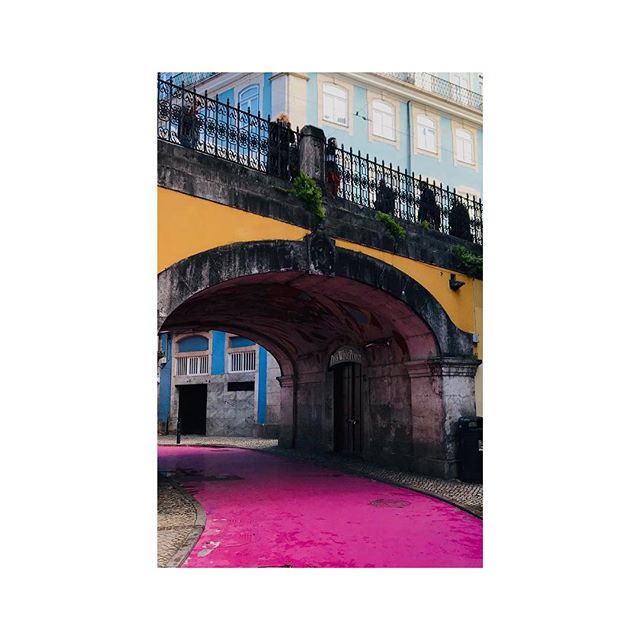 Lisbon colours 👀❤️
.
.
.
.
.
.
#lisbon #colours #instadaily #pink #portugal #brightpath