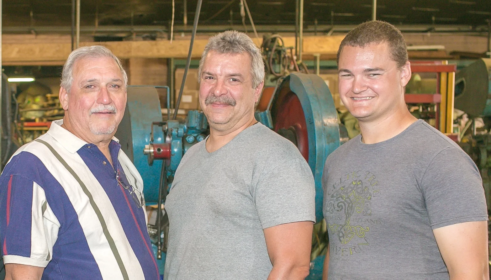 From left to right: Rich, Jack, and Corey of Lew-El Tool & MFG. CO. 