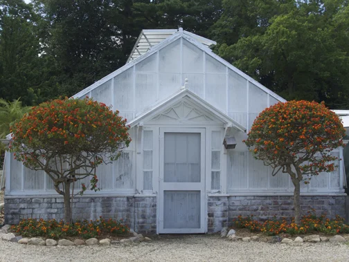 One of the summer greenhouses