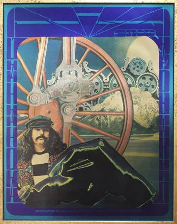Artist: Alton Kelley, 1967 The Moore Gallery, San Francisco Band: Country Joe & The Fish