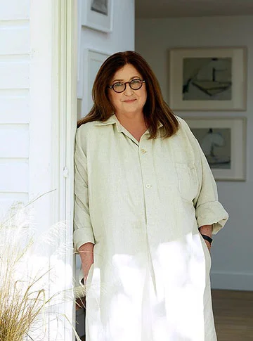 Trish Foley, Yaphank Historical Society Historian. Her 2015 book, Life/Style: Elegant Simplicity at Home , recounts her love affair with an 1820s house on Yaphank’s Main Street she restored but has since sold. Photo by Marili Forastieri