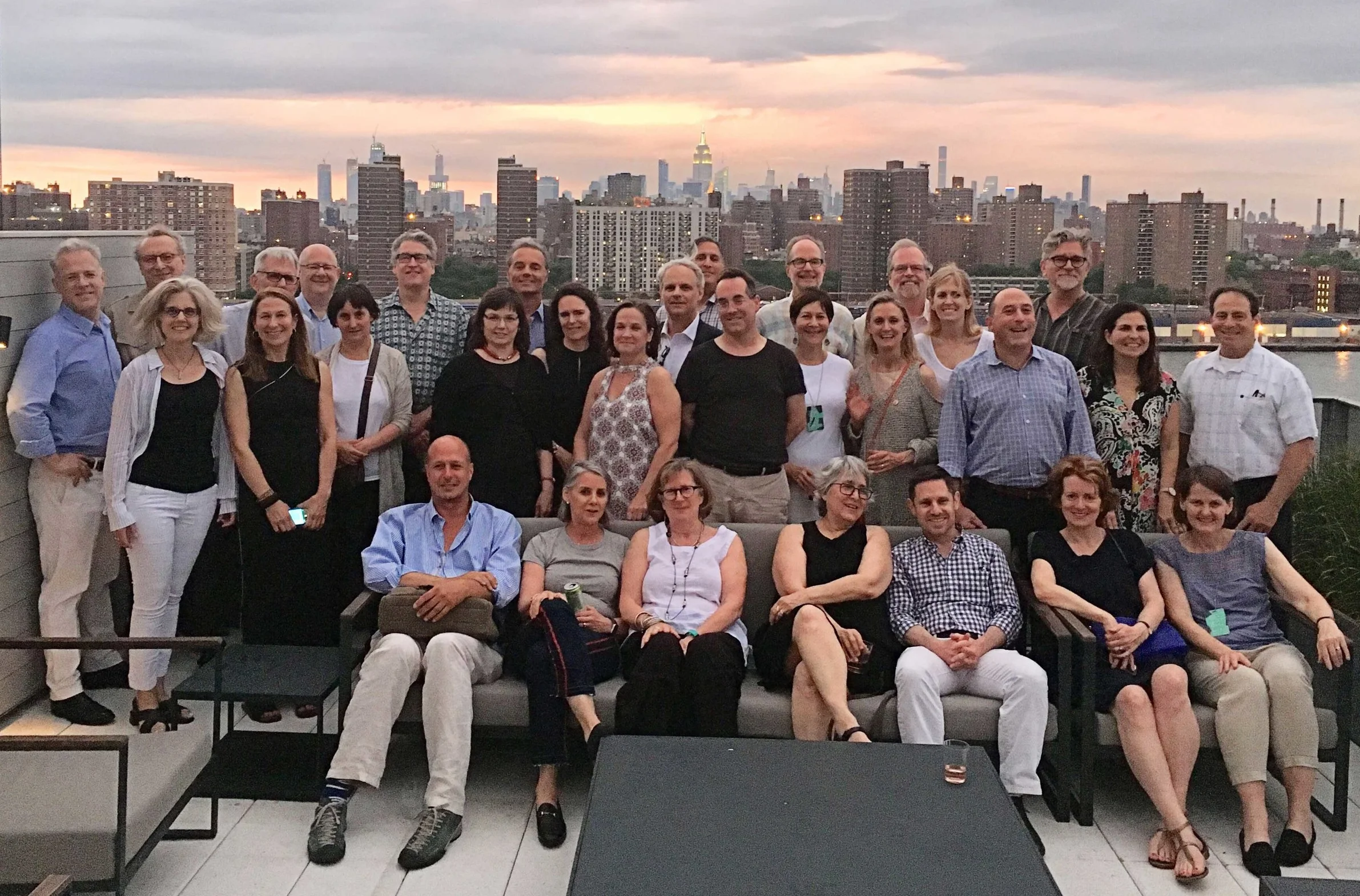 Class of ’88—Now: We gather with all of Manhattan as a backdrop. Older and definitely wiser!