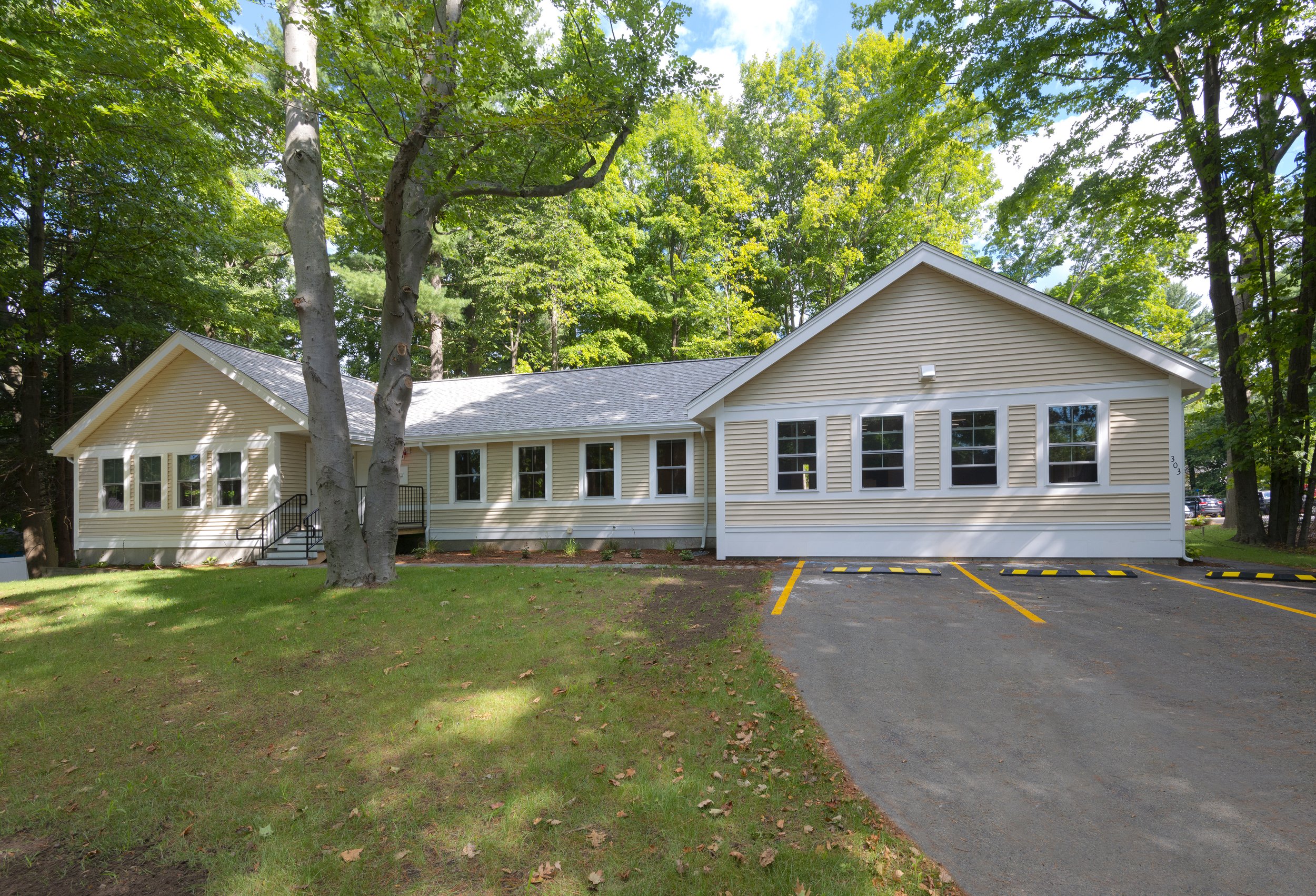  Existing ranch house at Summit Montessori in Framingham 