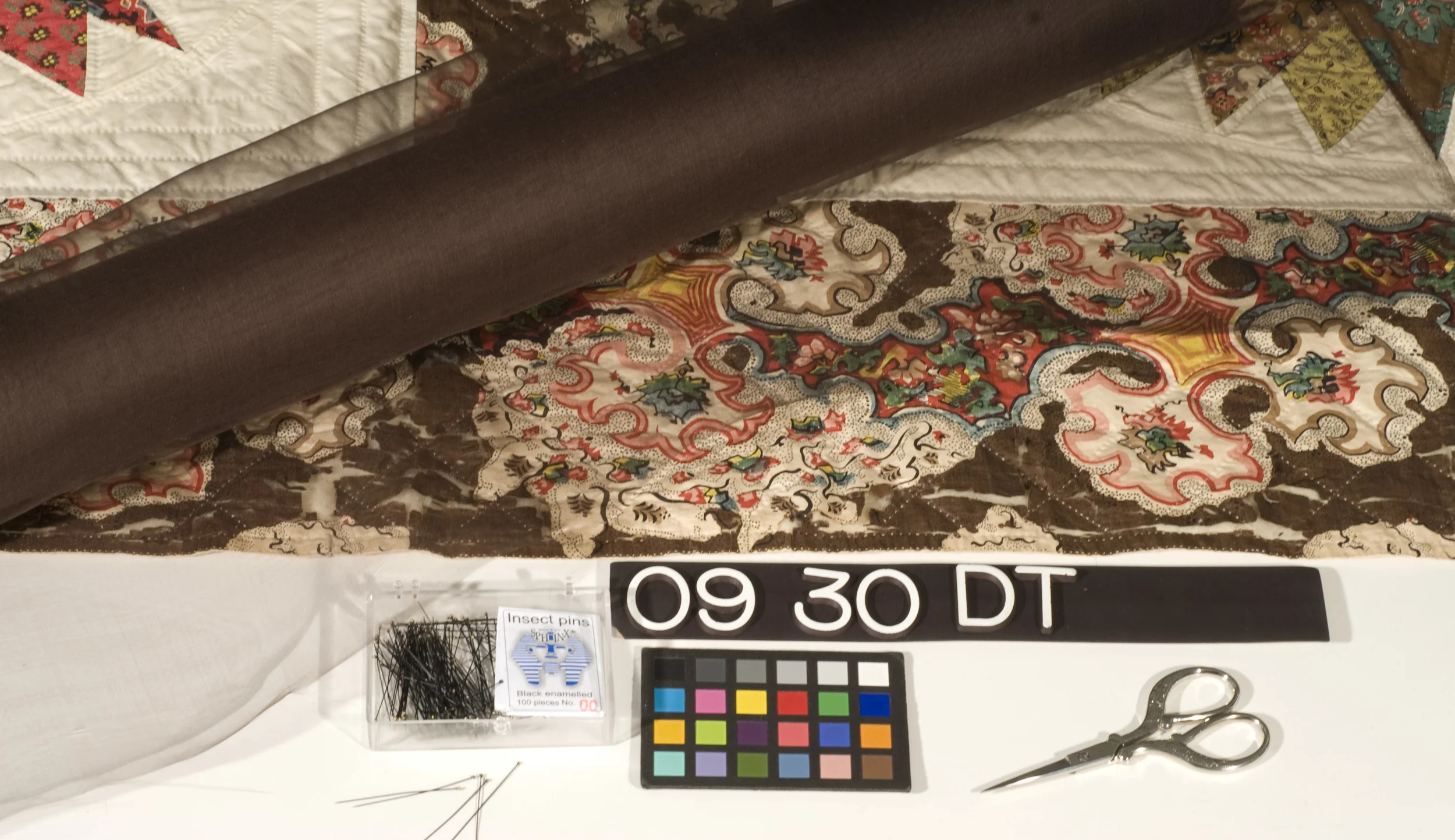 Textile treatments benefit from TCW's inventory of high quality conservation grade materials.