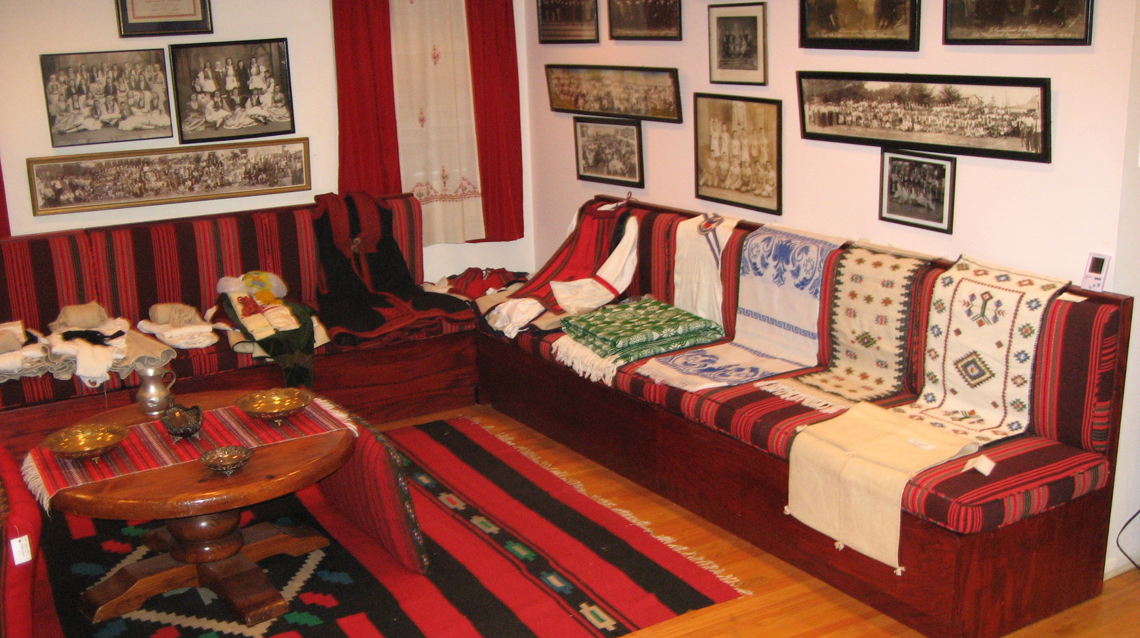 Public exhibit area Epirotic Folkloric Museum, Astoria NY