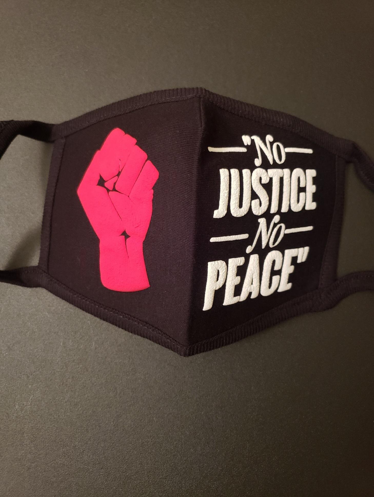 NO Justice NO Peace Face Mask