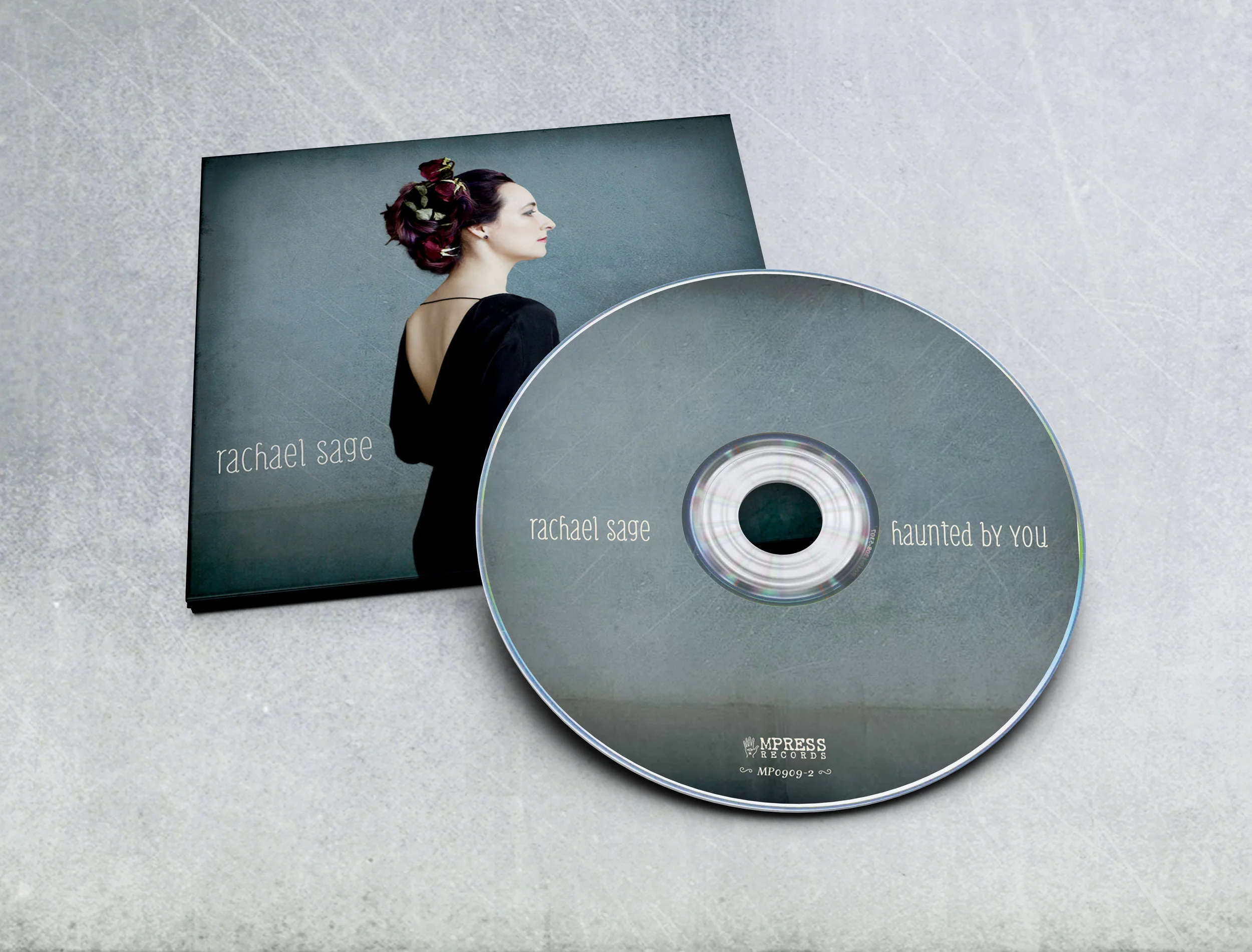 Rachael Sage “Haunted By You” CD Package MPress Records | Photography: Laura Crosta