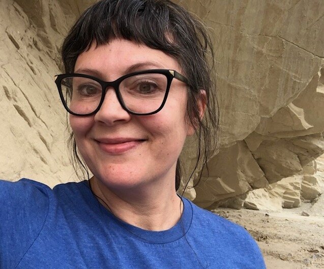Hiking at Zabriskie Point in Death Valley National Park, on my cross-country drive from Chicago to my new home in San Francisco in March 2021.