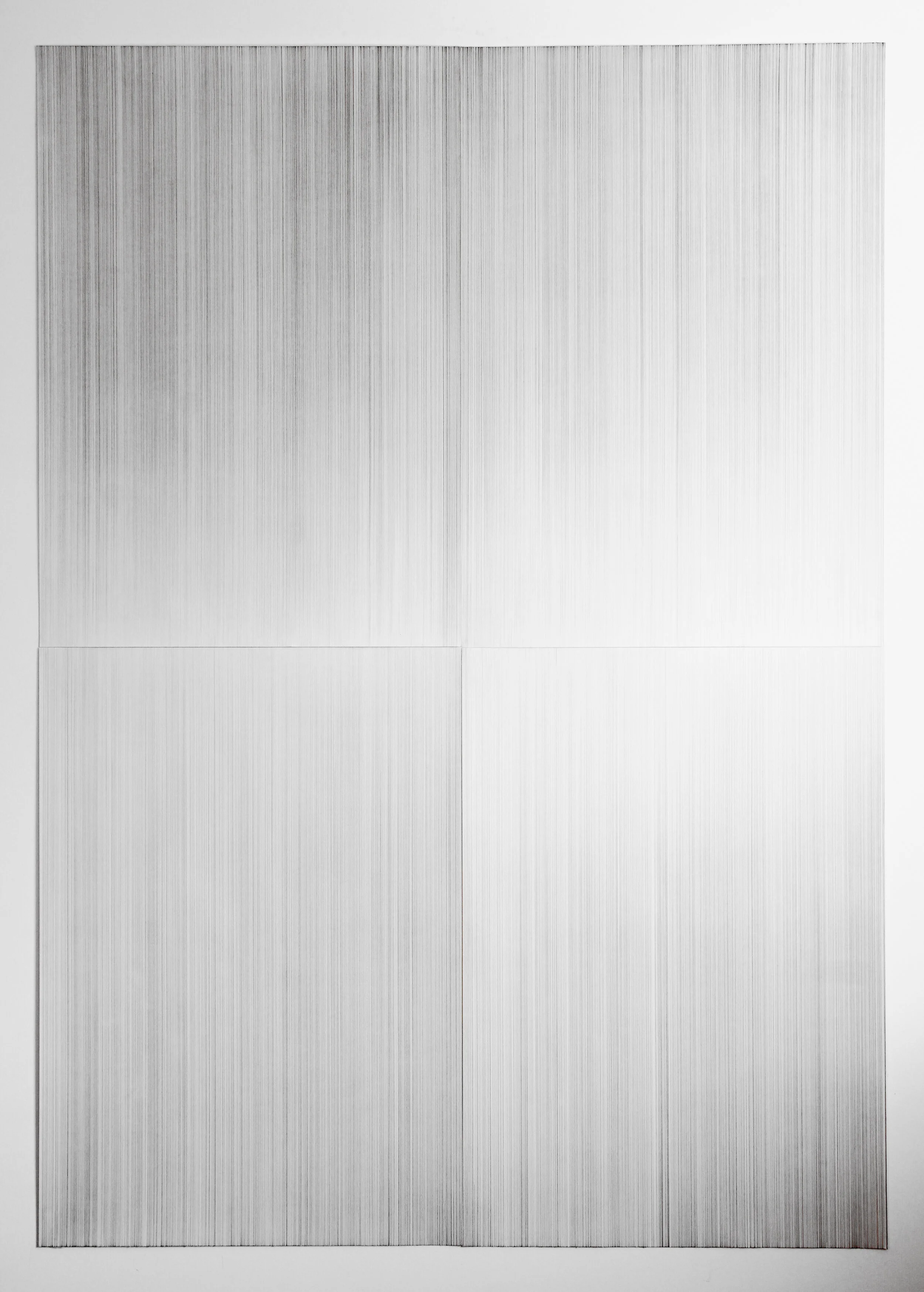  Monolith I Graphite on paper.    168 x 119cm. 2020   