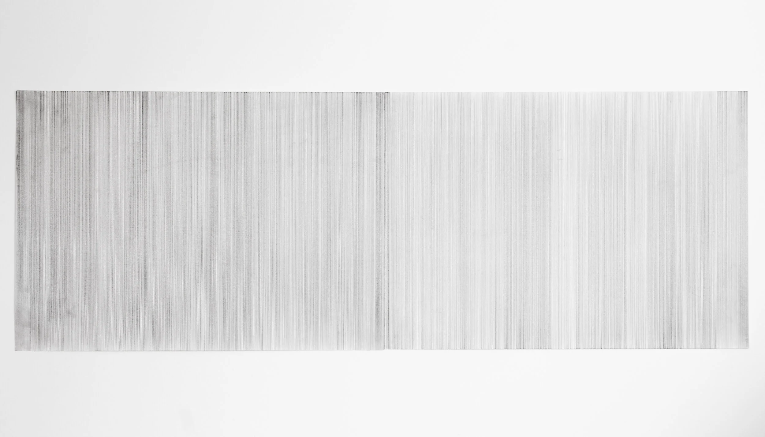  TIME II.   Graphite on paper.    59 x 168cm. 2020     