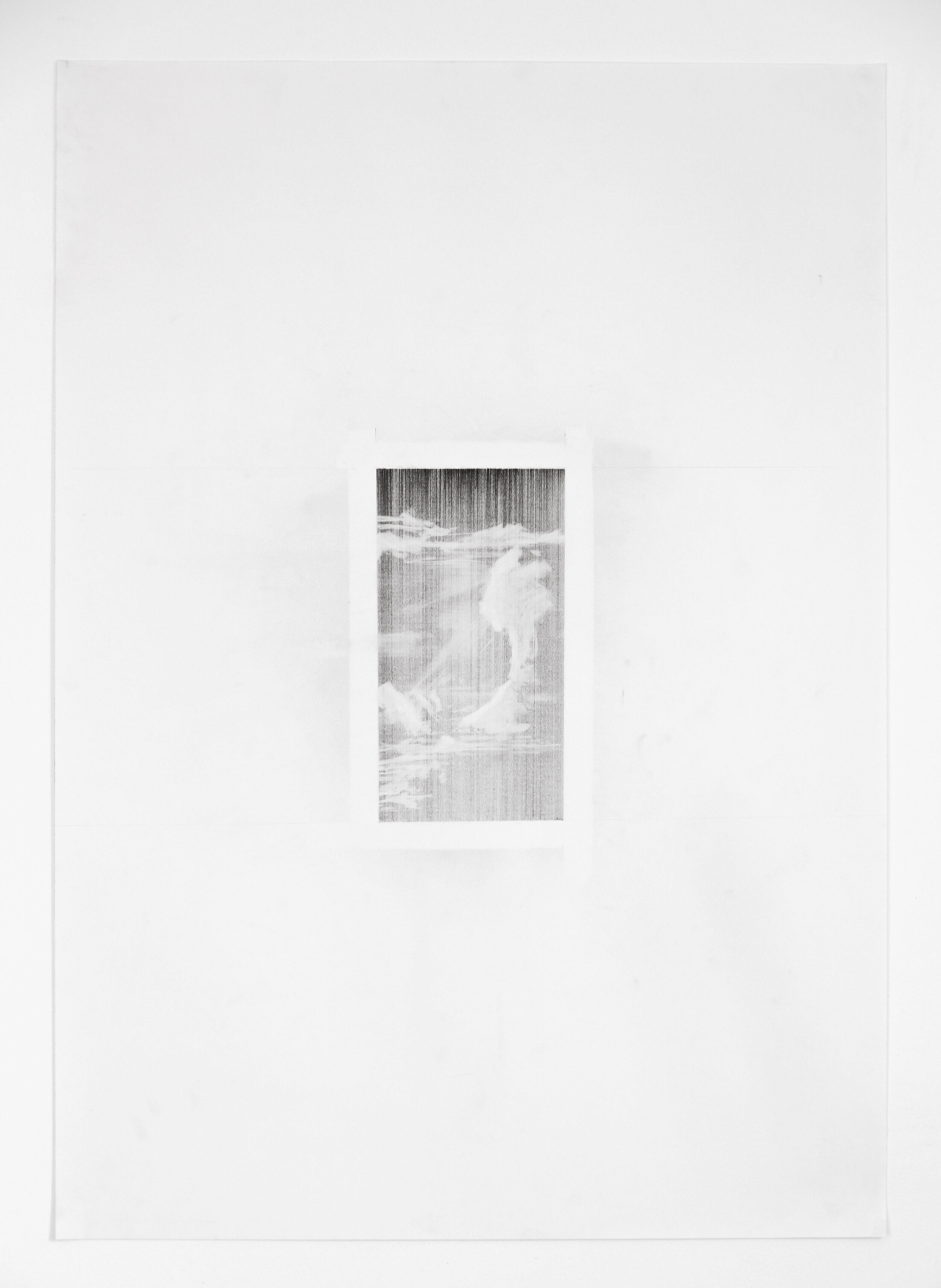  Untitled.  Graphite on paper.    84 x 59cm. 2020     