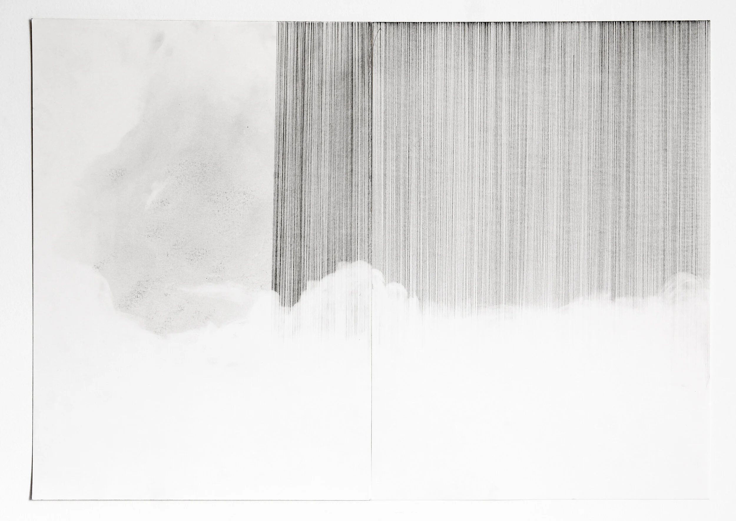  Untitled.  Graphite on paper.  42 x 59cm. 2020 