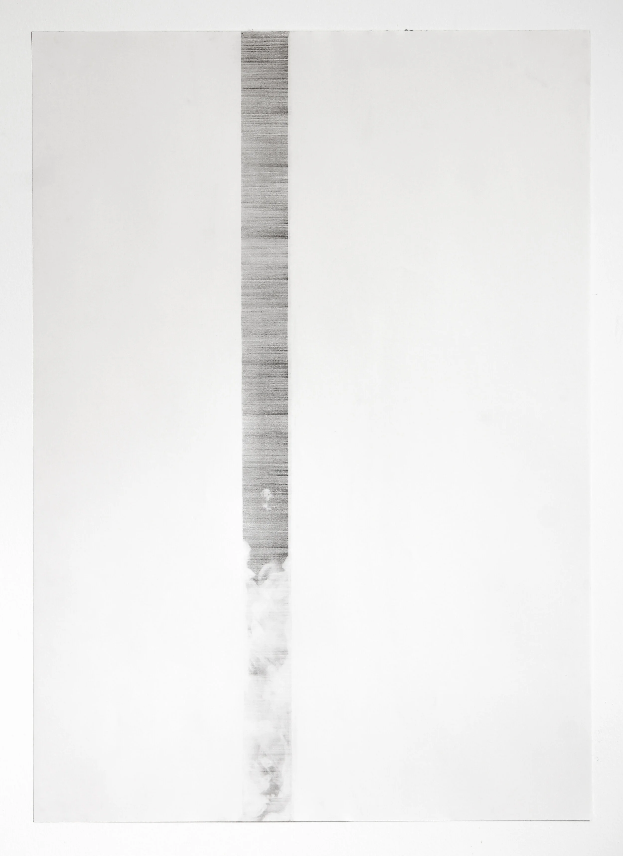  Monolith fragment  Graphite on paper.  84 x 59cm. 2020 