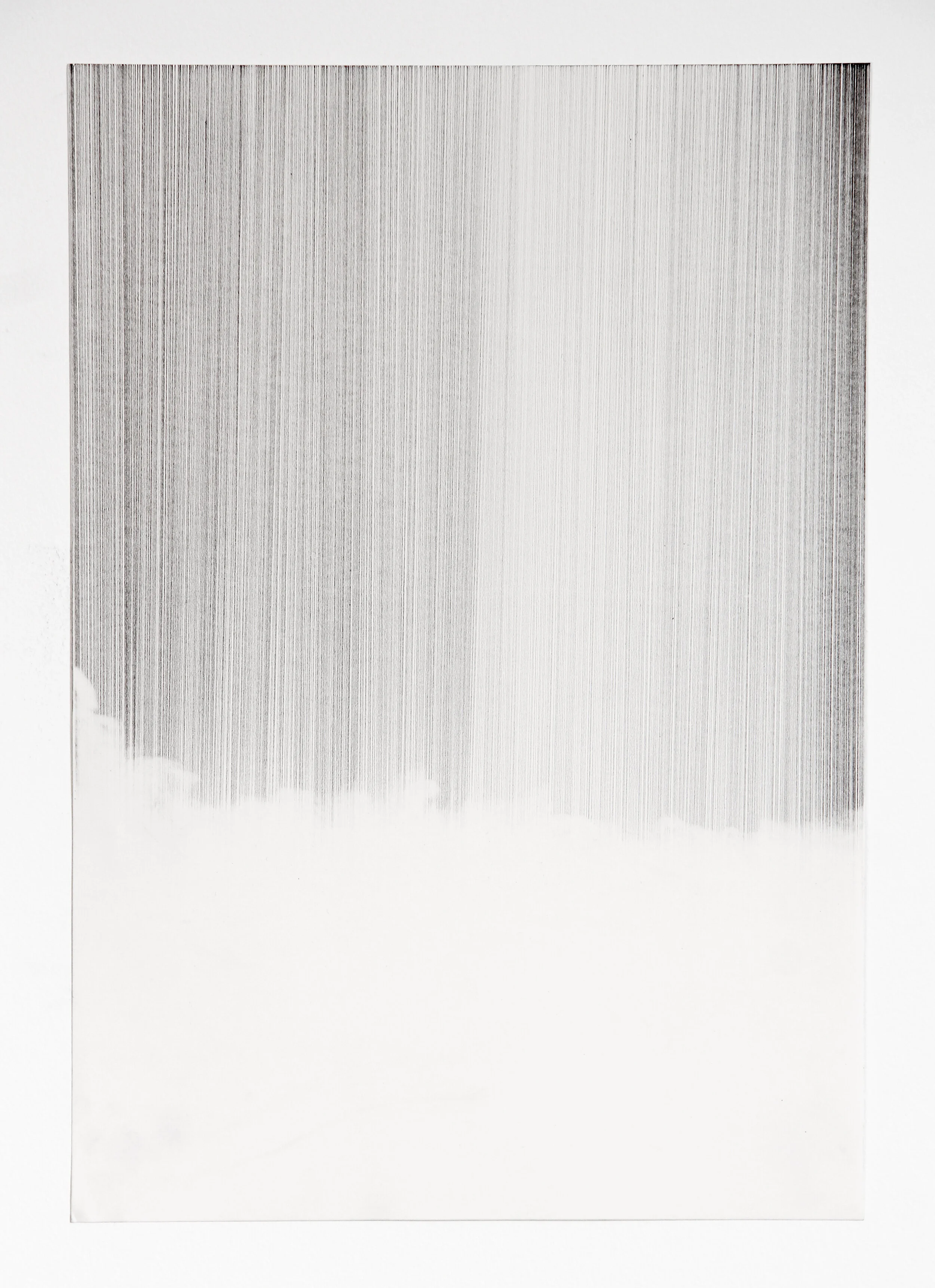  TIME III  Graphite on paper.  42 x 30cm. 2020 