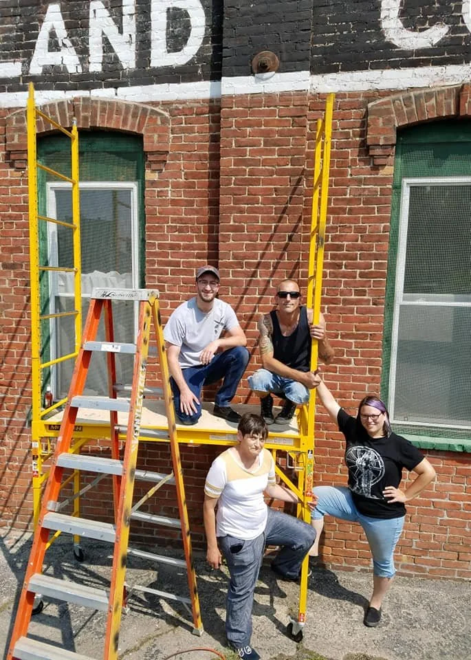 Cortland Corset Company Mural and Restoration Project — Living Illusion