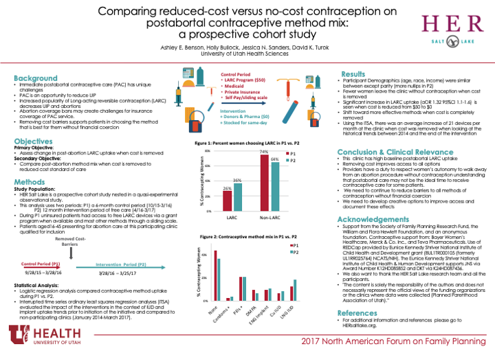 Comparing reduced cost versus no-cost contraception on post-abortal contraceptive method mix: a prospective cohort study