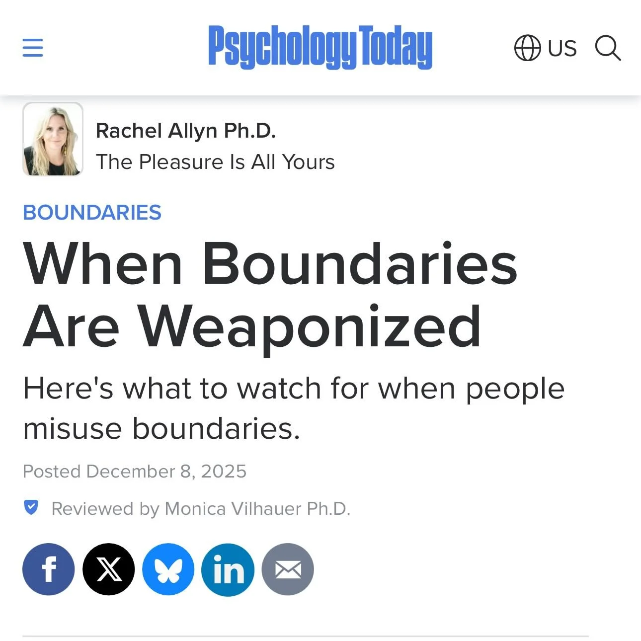 We live in a time where people love to talk about their boundaries. But &ldquo;boundary culture&rdquo; has gone too far and people can misuse their original intent. If you feel like someone tries to control or micromanage you in the name of &ldquo;bo