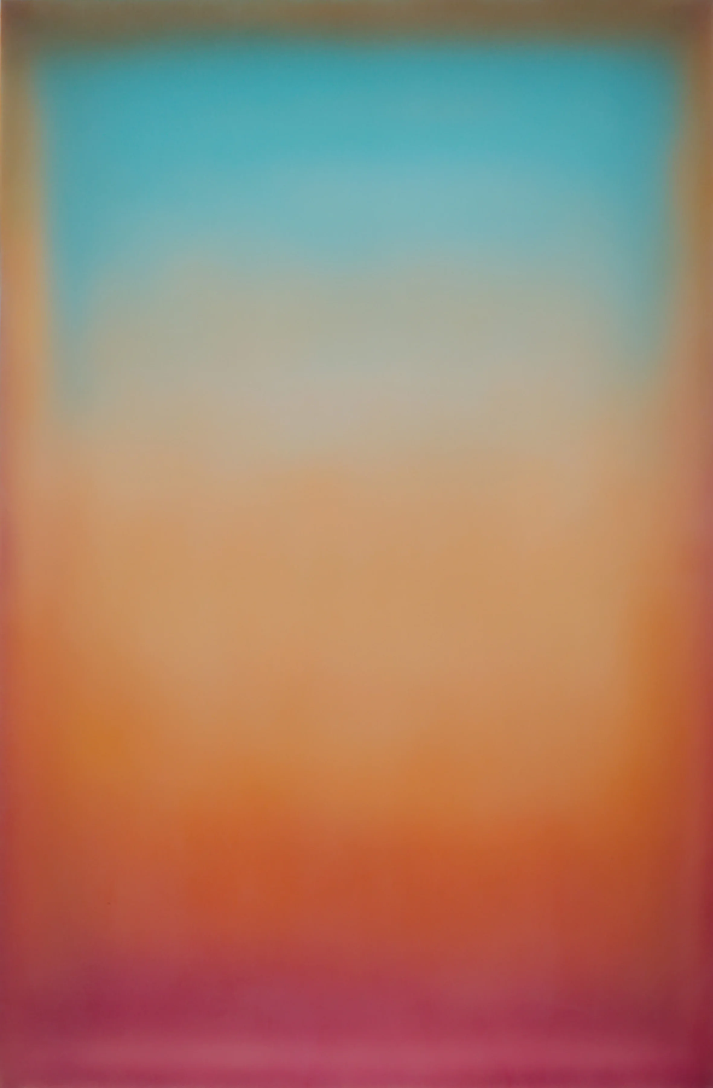 Peter Gronquist, "Fuzzy Logic." 2016. Acrylic, Oil, Spray Paint. 48 x 72 in.